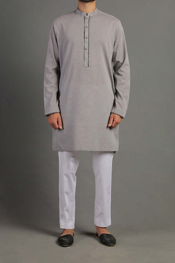 Handmade Kurta Dark Grey