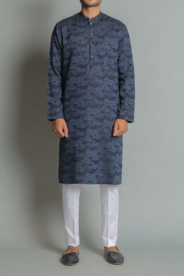 Long Kurta Royal Blue