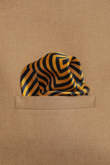 Silk Pocket Square  Stripes