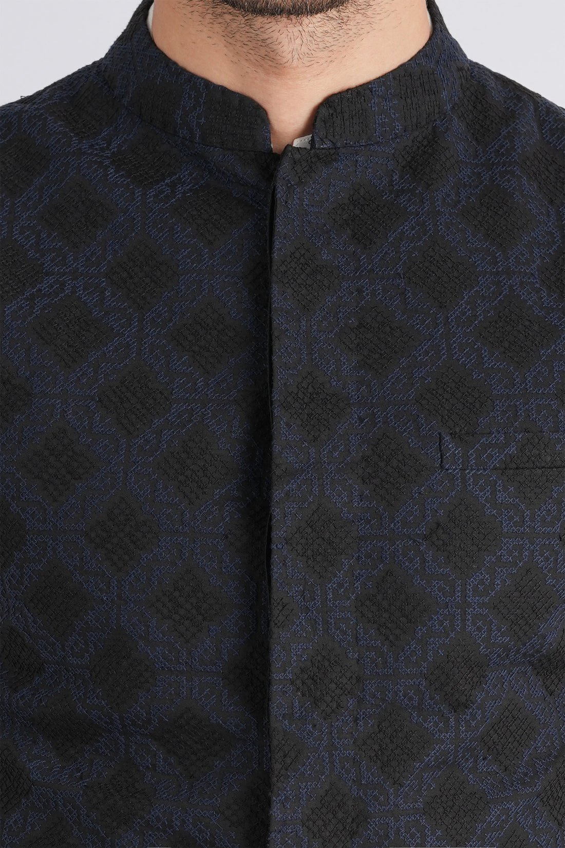 Embroidered-Wasitcoat-Blk-Blue