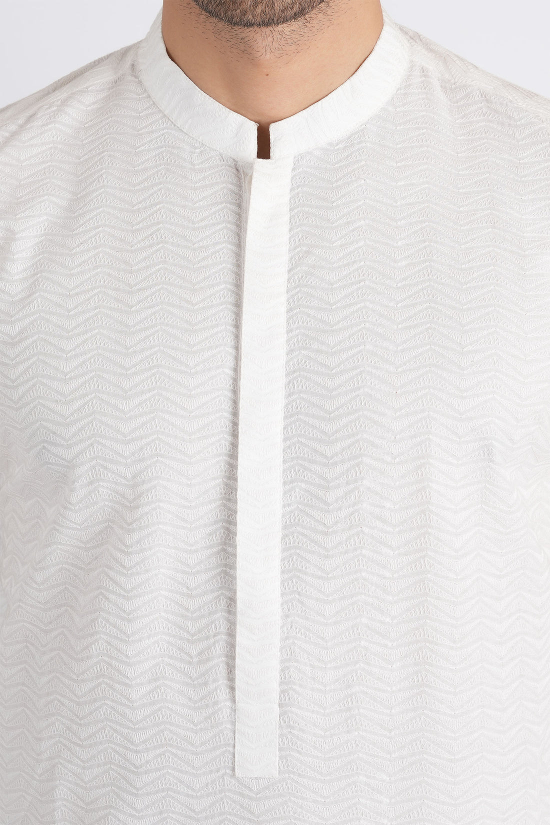 Embroidered-Kurta-White