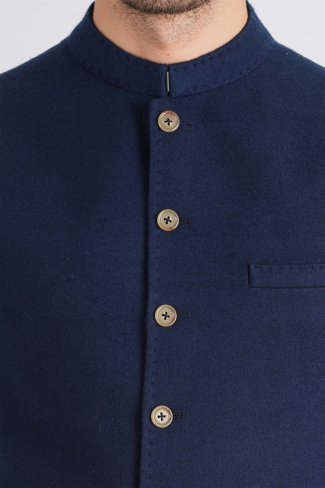 Wool-Waistcoat-Blue