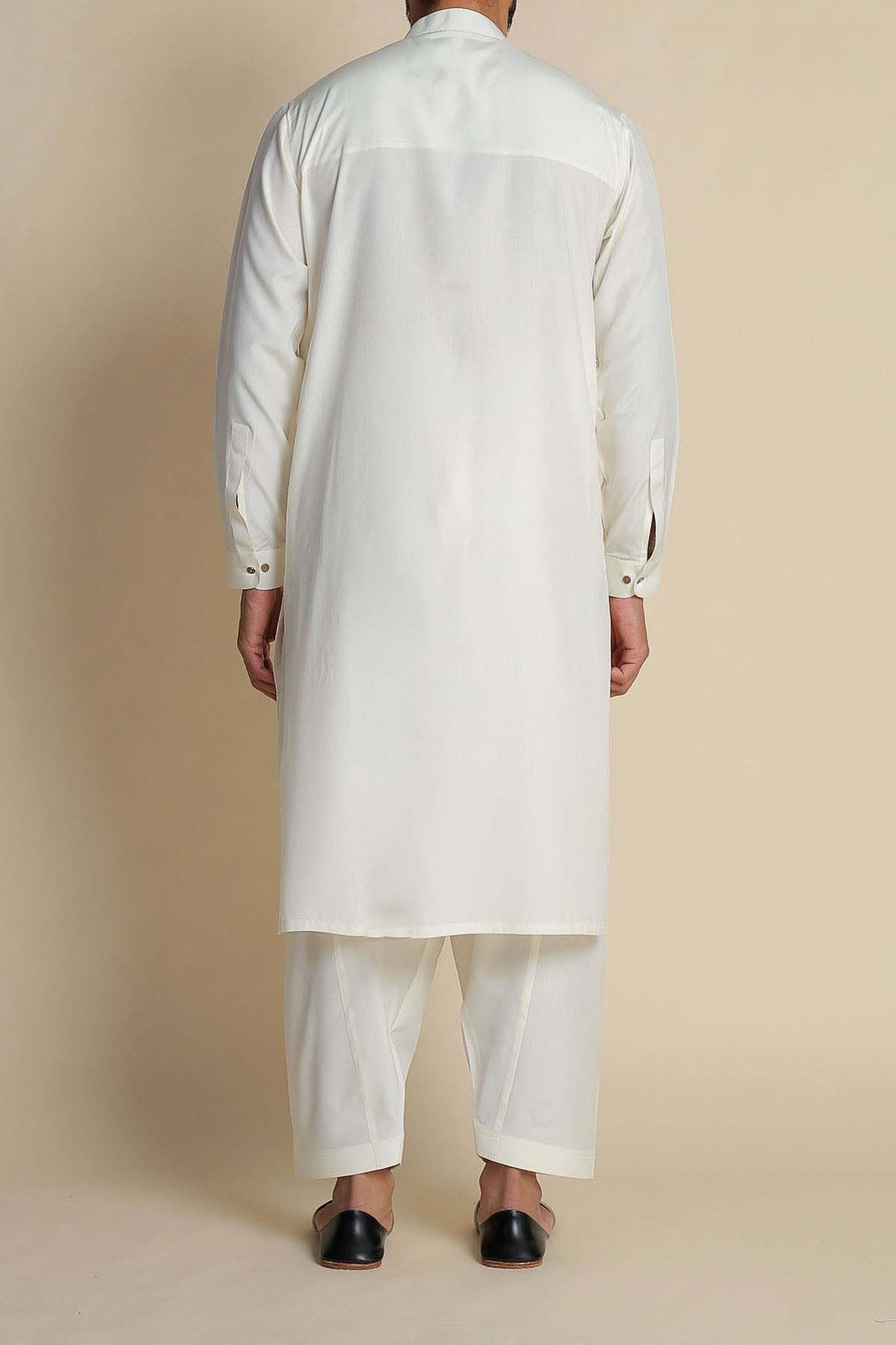 Boski Kameez Shalwar Off White