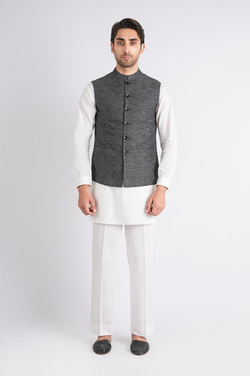 Khaddar-Waistcoat-Blck-Gry