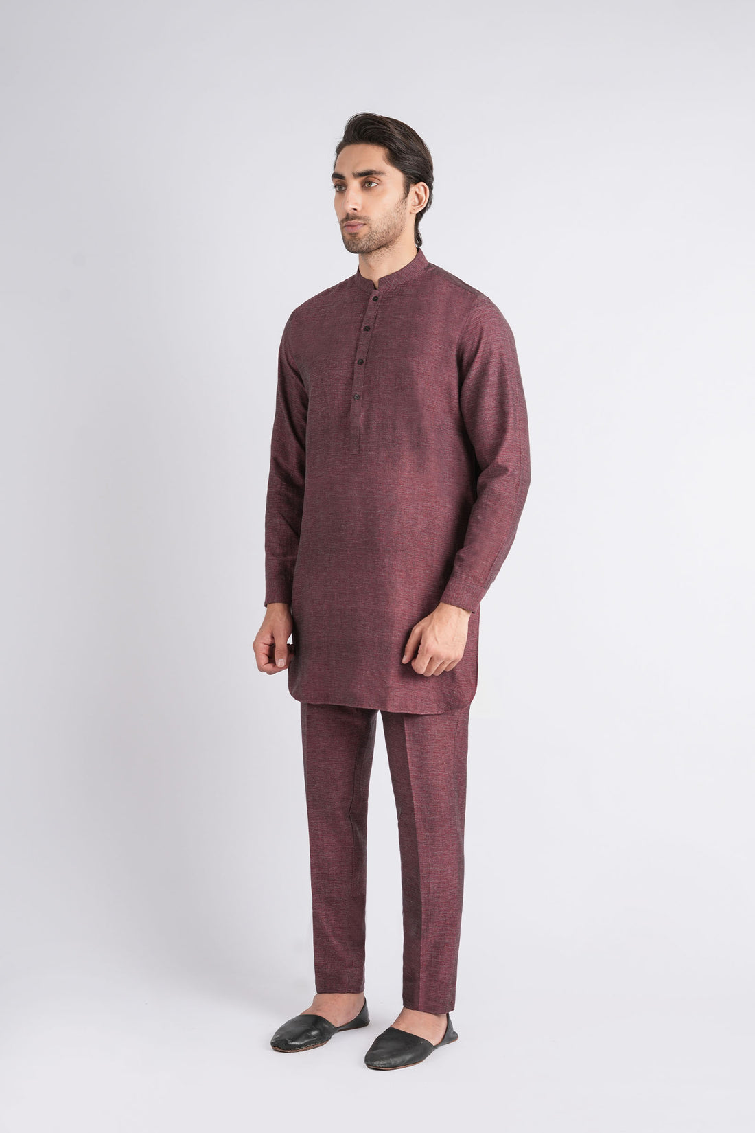 Kurta-Trouser-Maroon