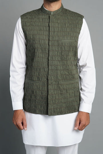 Waistcoat Olive