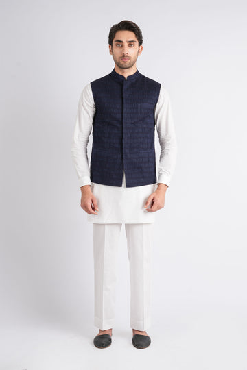 Cotton-Waistcoat-Blue
