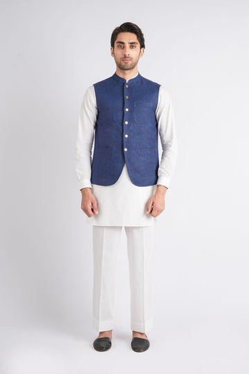 Linen-Wasitcoat-R-BLUE