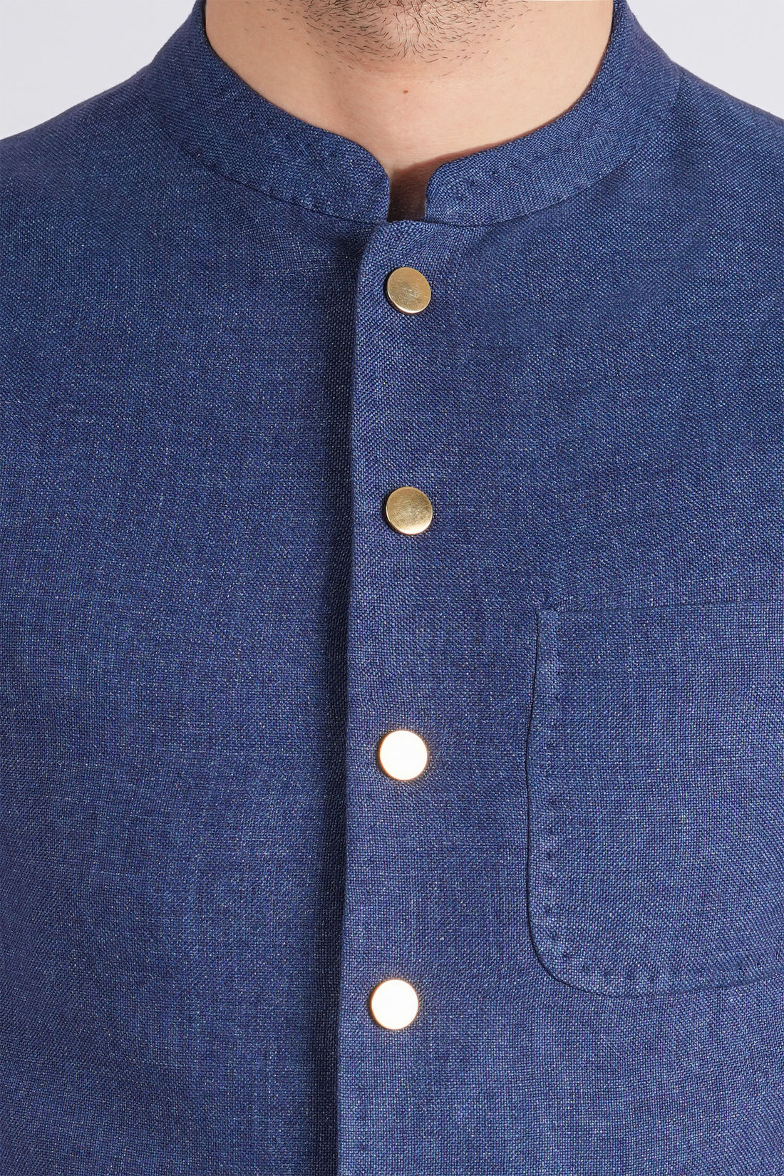 Linen-Wasitcoat-R-BLUE