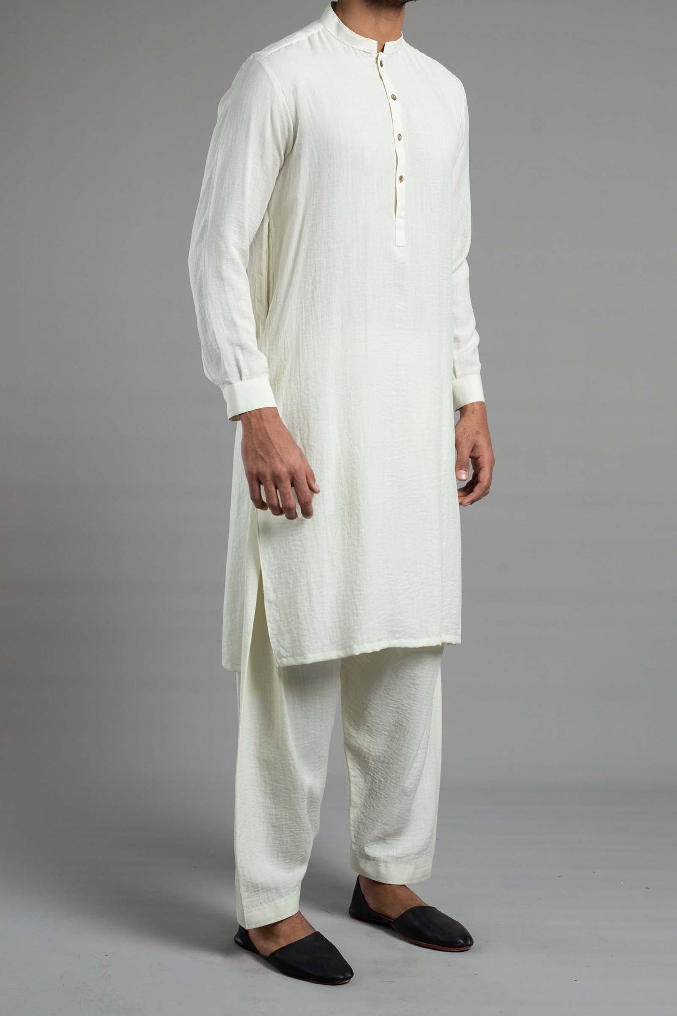 Shalwar Kameez Pearl White