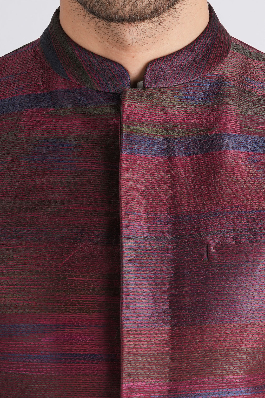 Embroidered-Wasitcoat-Maroon