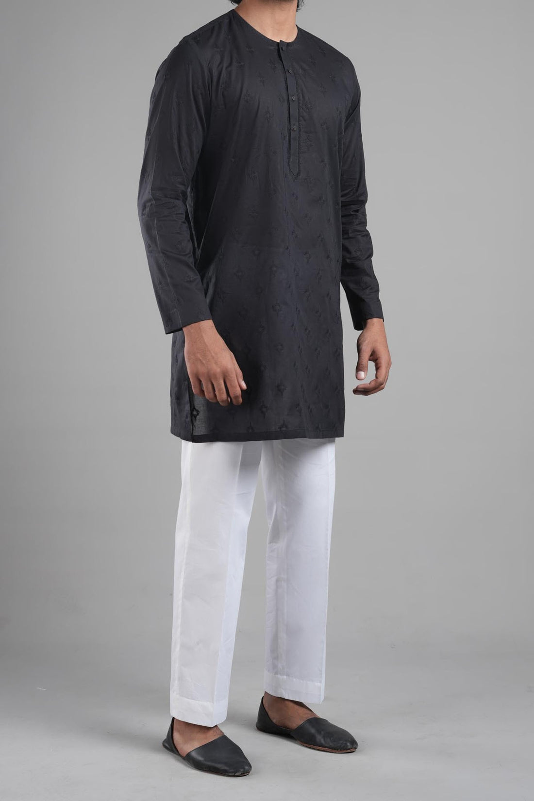 Embroidered Kurta Rdy Black