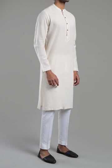 Handmade Kurta Off White