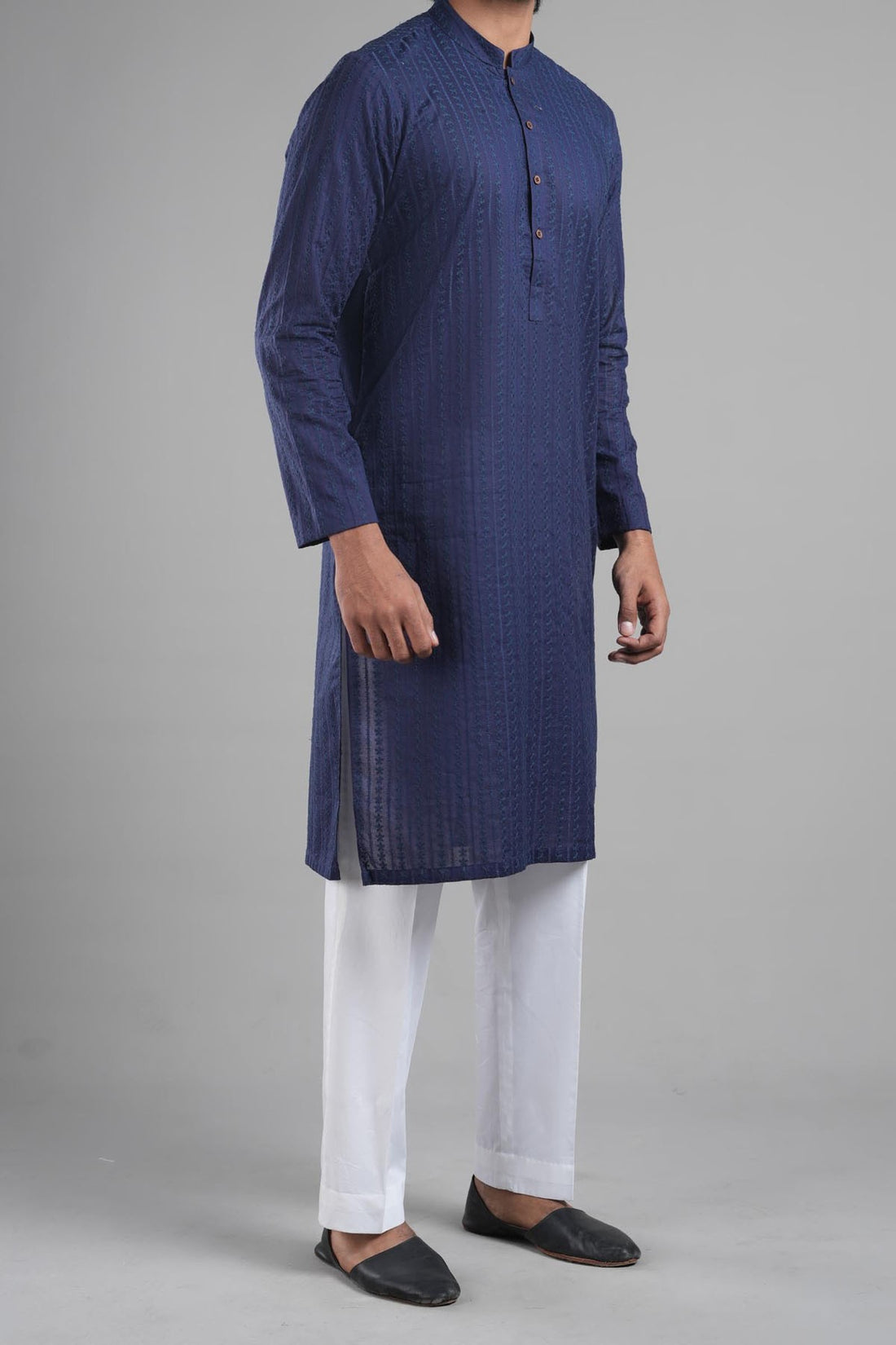 Embroidered Kurta Rdy Blue