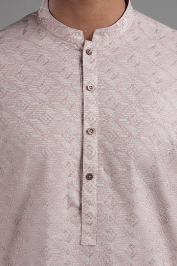 Embroidered Kurta Rdy Pink