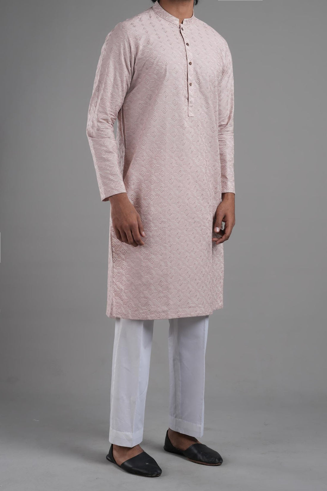 Embroidered Kurta Rdy Pink