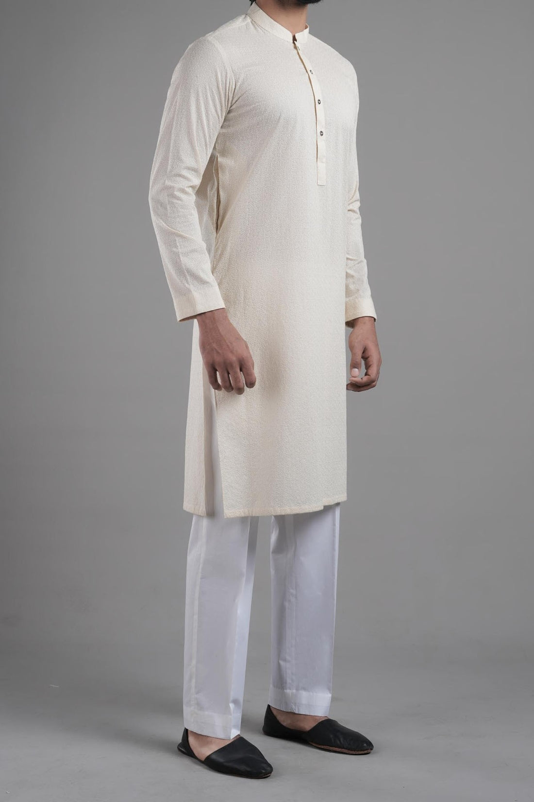 Embroidered Kurta Rdy Beige