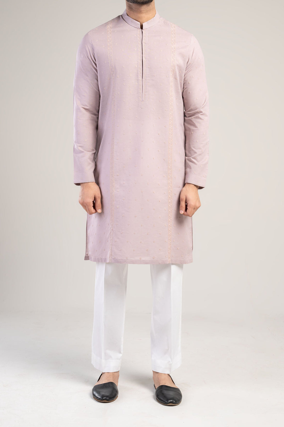 Embroidered Kurta Pink