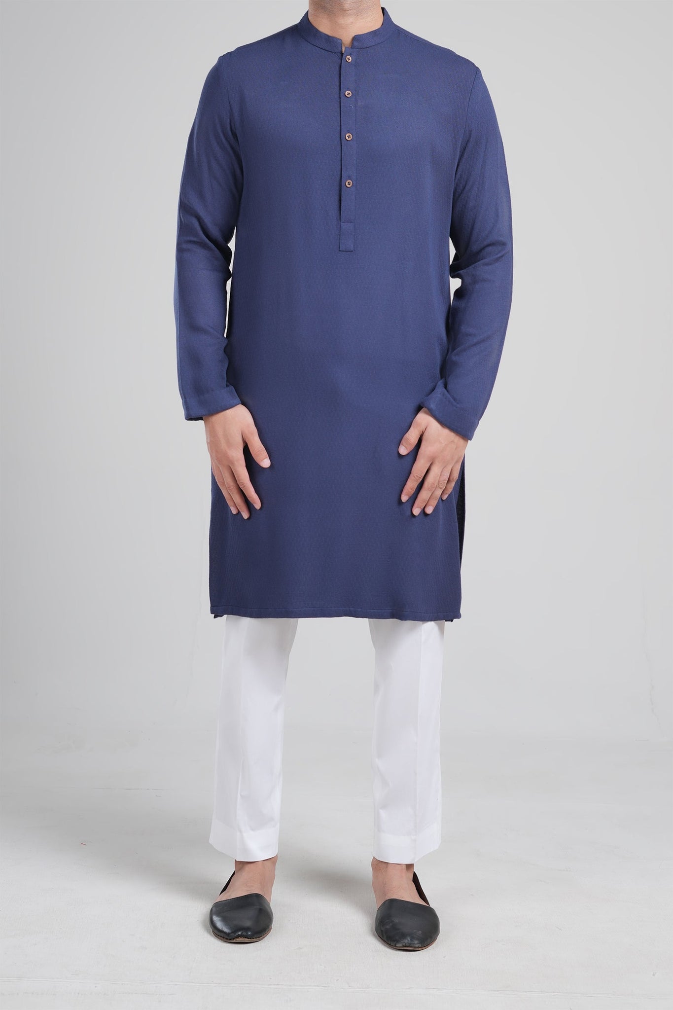 Long Kurta Navy Blue