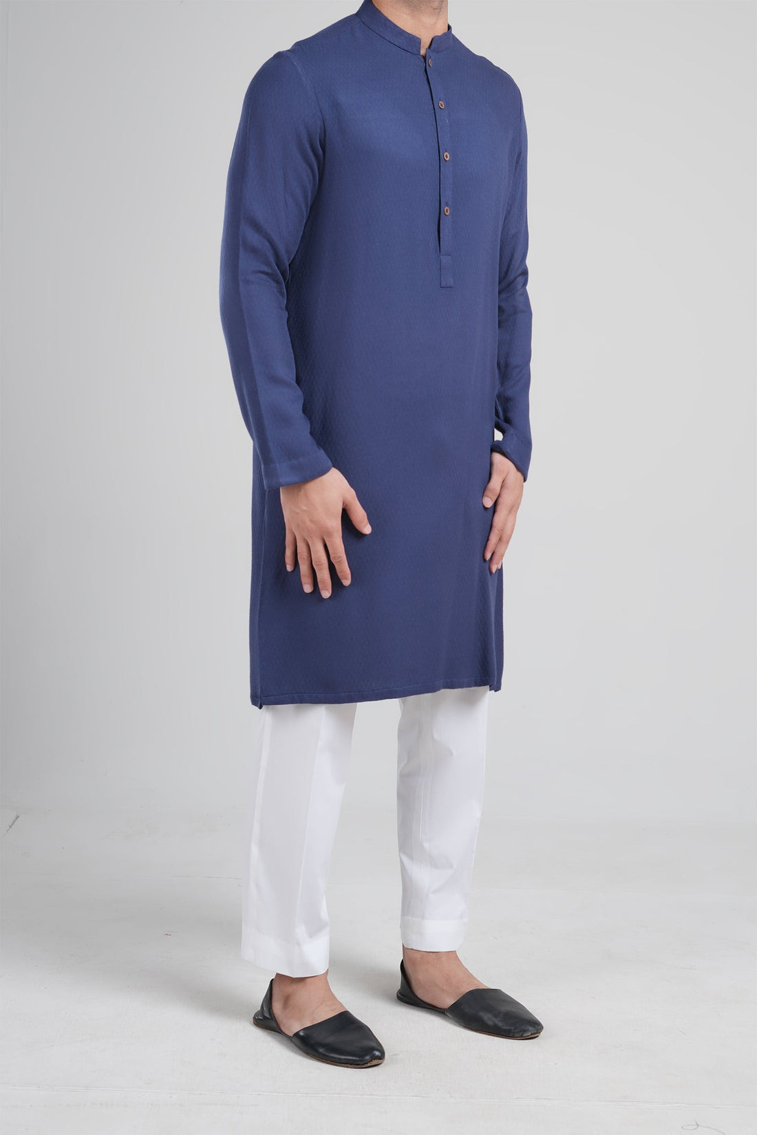 Long Kurta Navy Blue