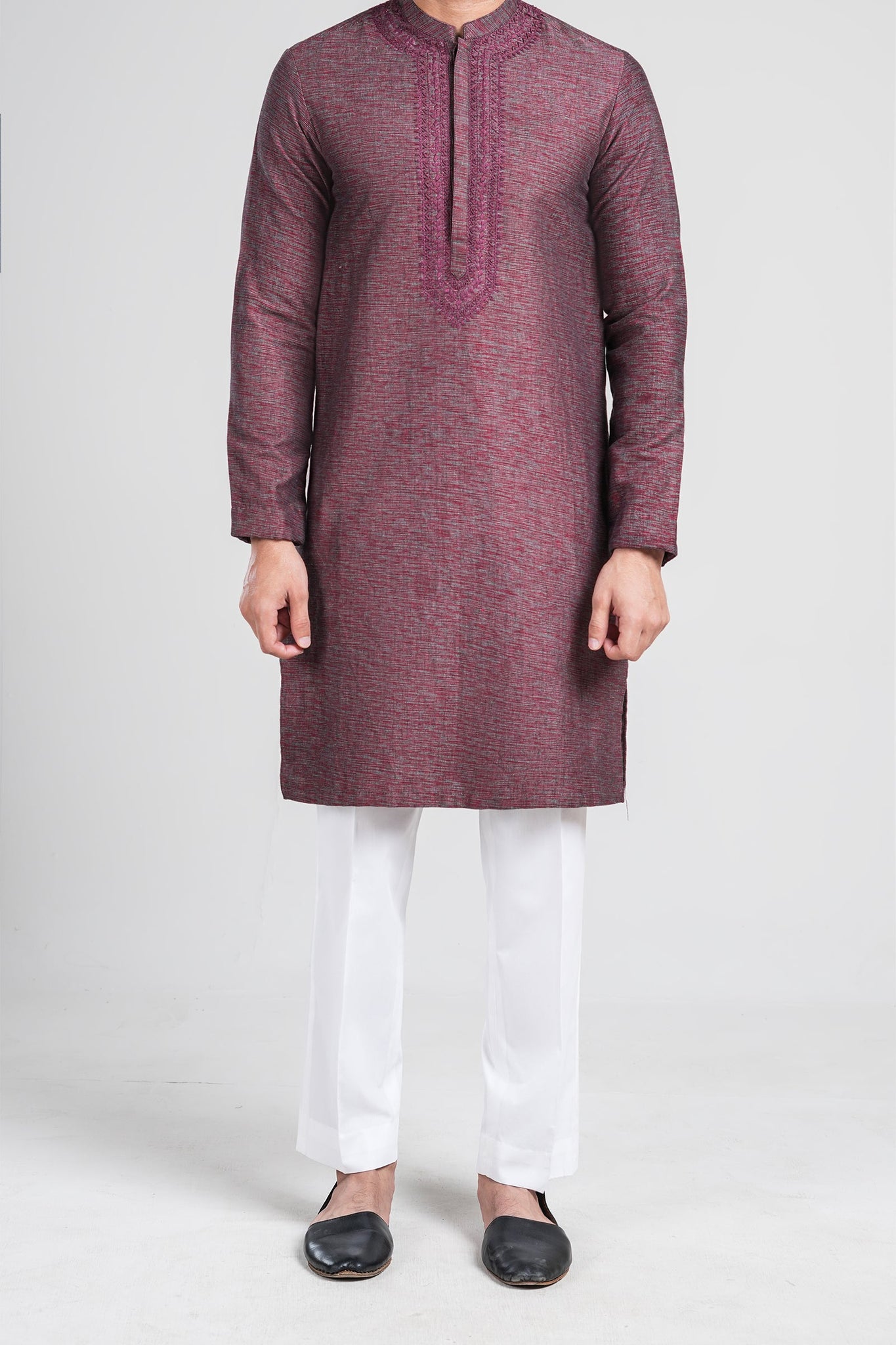 Handmade Kurta Maroon