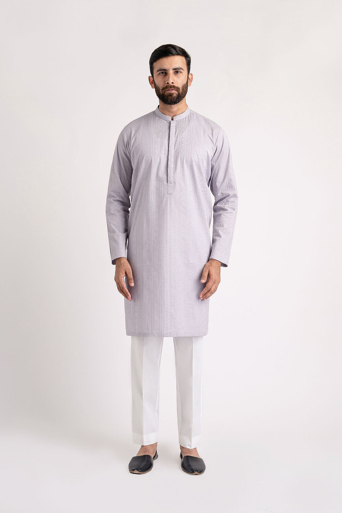 EMBROIDERED-KURTA-GREY