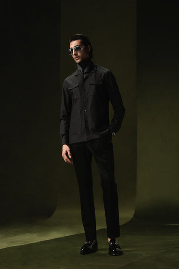 JERSY SUIT-BLACK