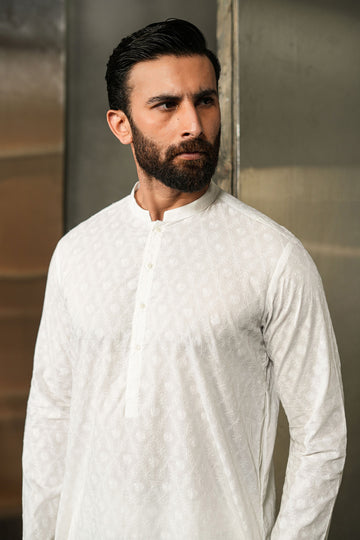 EMBROIDERED-KURTA-WHITE