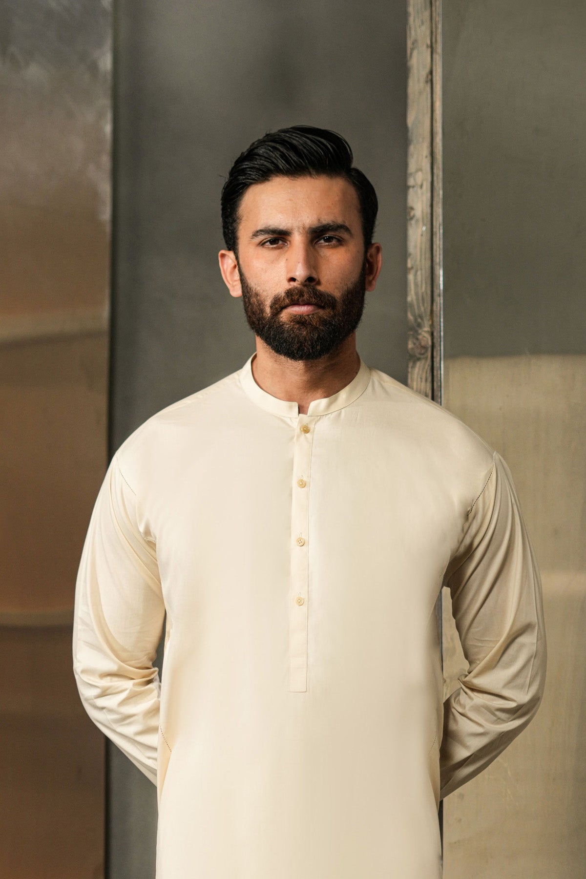 KURTA TROUSER-BEIGE