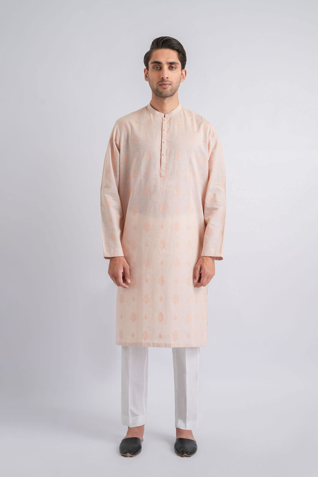 EMBROIDERED-KURTA-PINK
