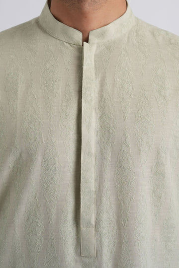 EMBROIDERED-KURTA-L-GREEN