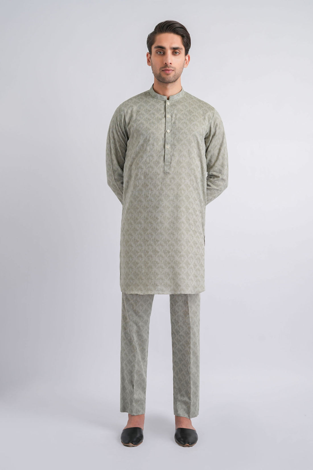 KURTA TROUSER-GREEN