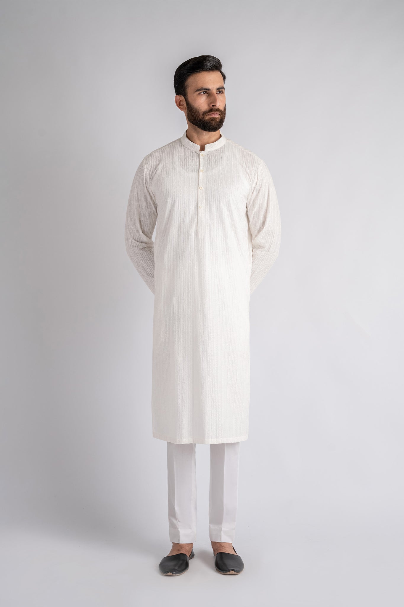 EMBROIDERED-KURTA-WHITE