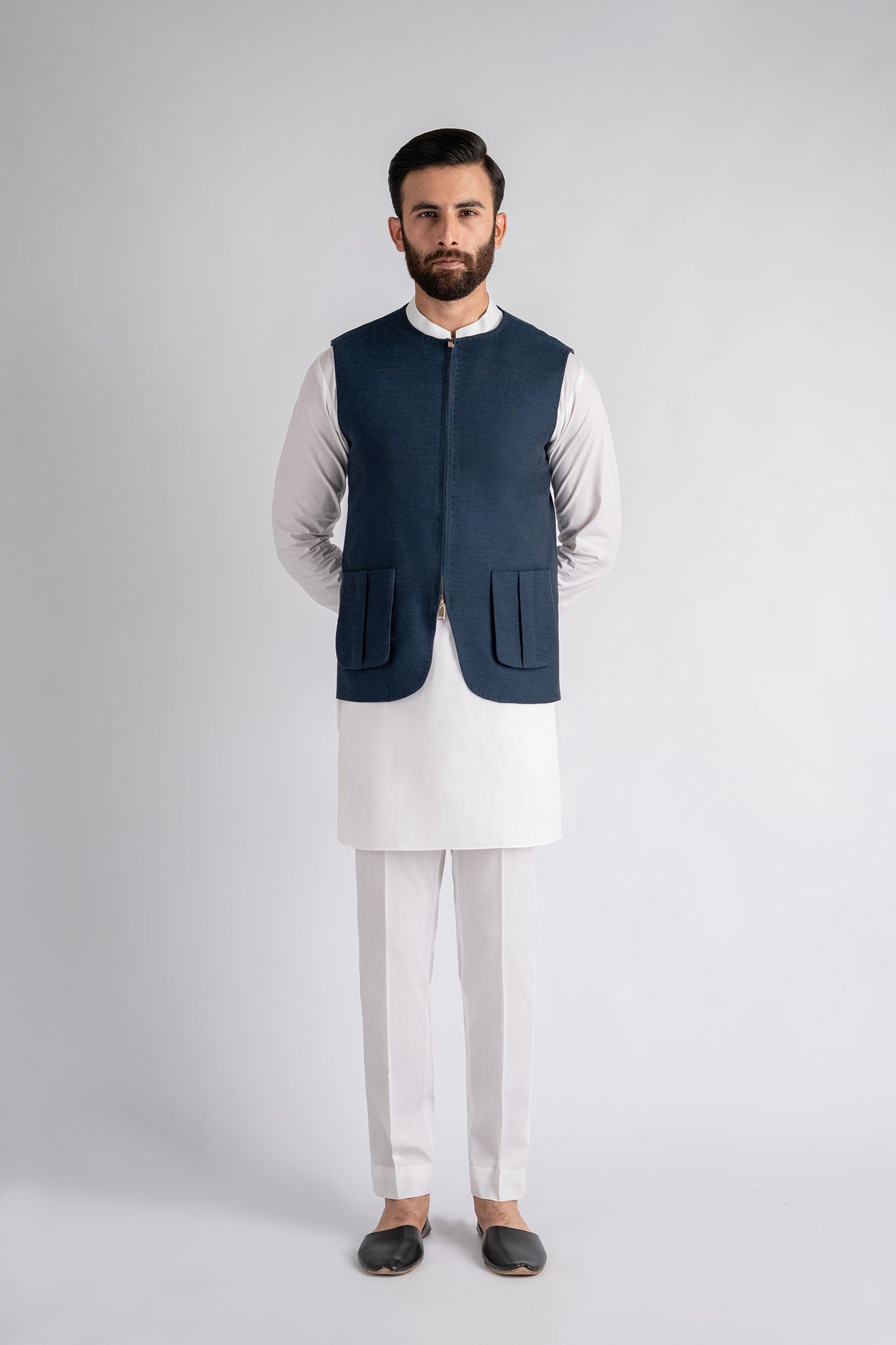HANDLOOMED-WAISTCOAT-BLUE