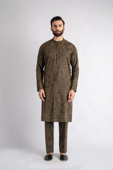 EMBROIDERED-KURTA-BLCK-GRN