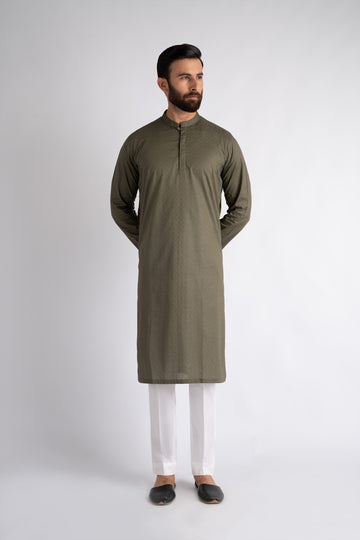 EMBROIDERED-KURTA-GREEN