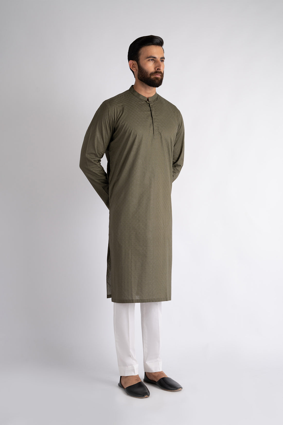 EMBROIDERED-KURTA-GREEN