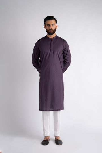 EMBROIDERED-KURTA-PLUM