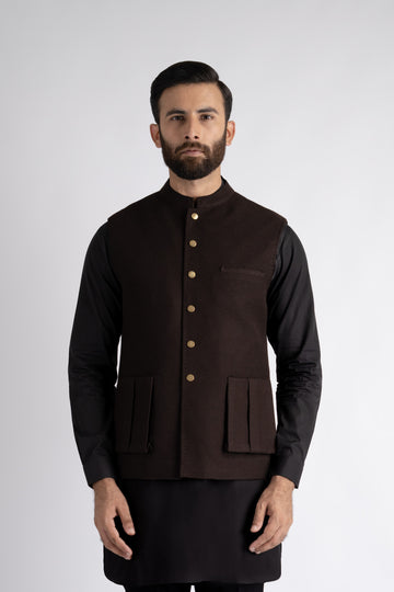 PASHMINA-WAISTCOAT-D-BROWN