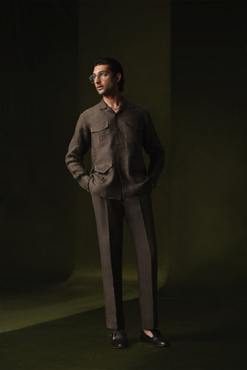 CUBAN-SUIT-CHOCOLATE-BROWN