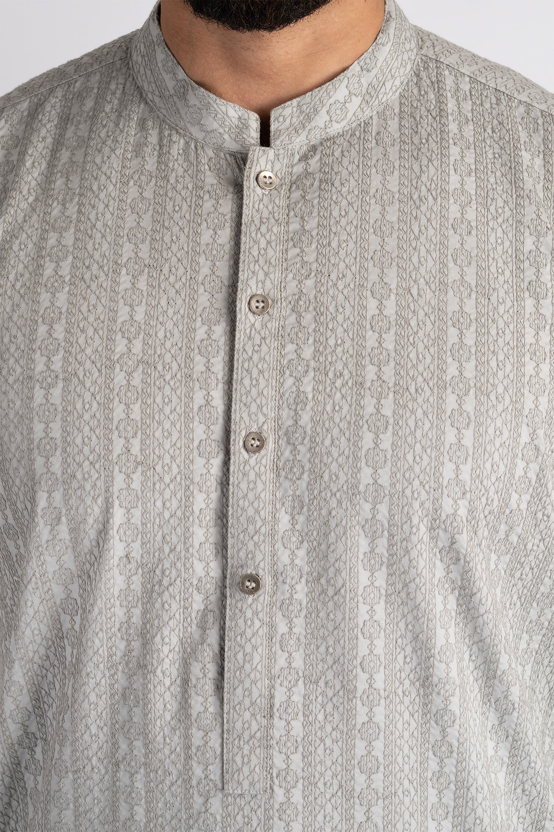 EMBROIDERED-KURTA-SILVR-GR