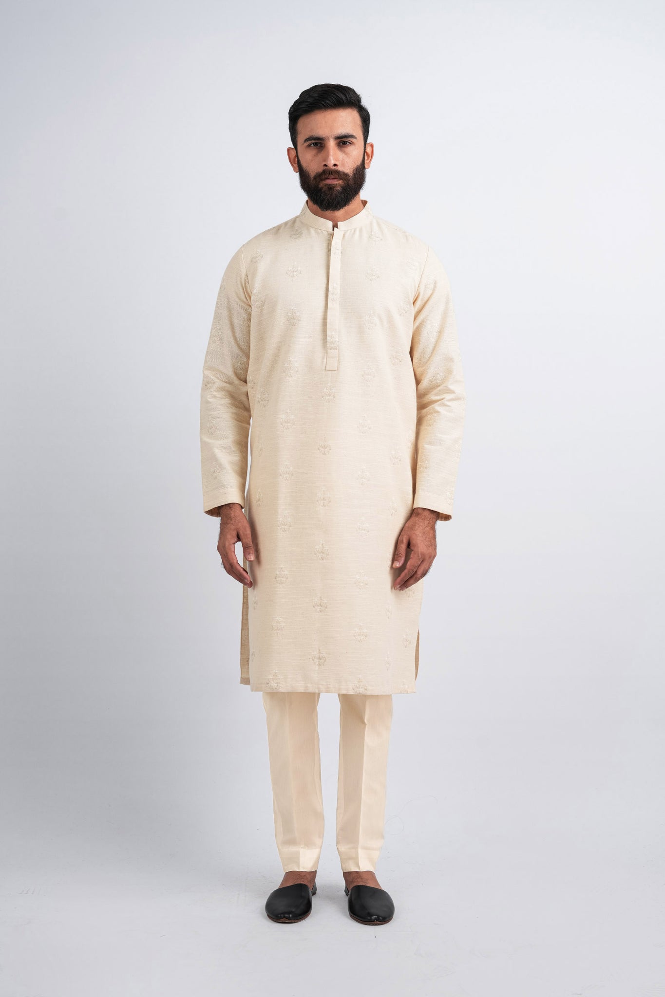 KURTA-TROUSER-O-WHITE