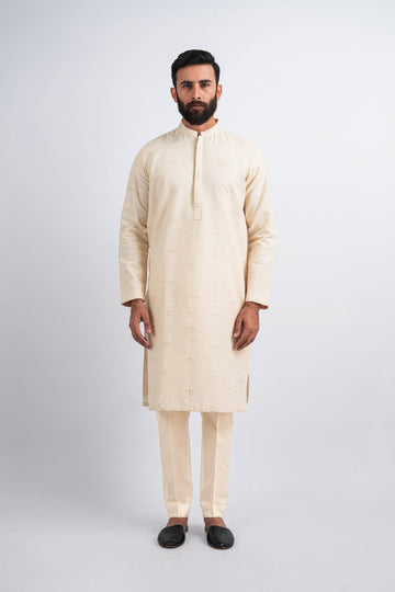 KURTA-TROUSER-O-WHITE