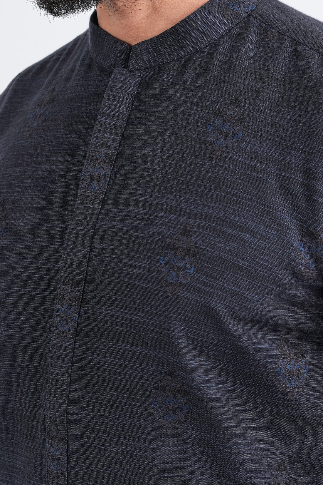 EMBROIDERED-KURTA-NAVY-BLU
