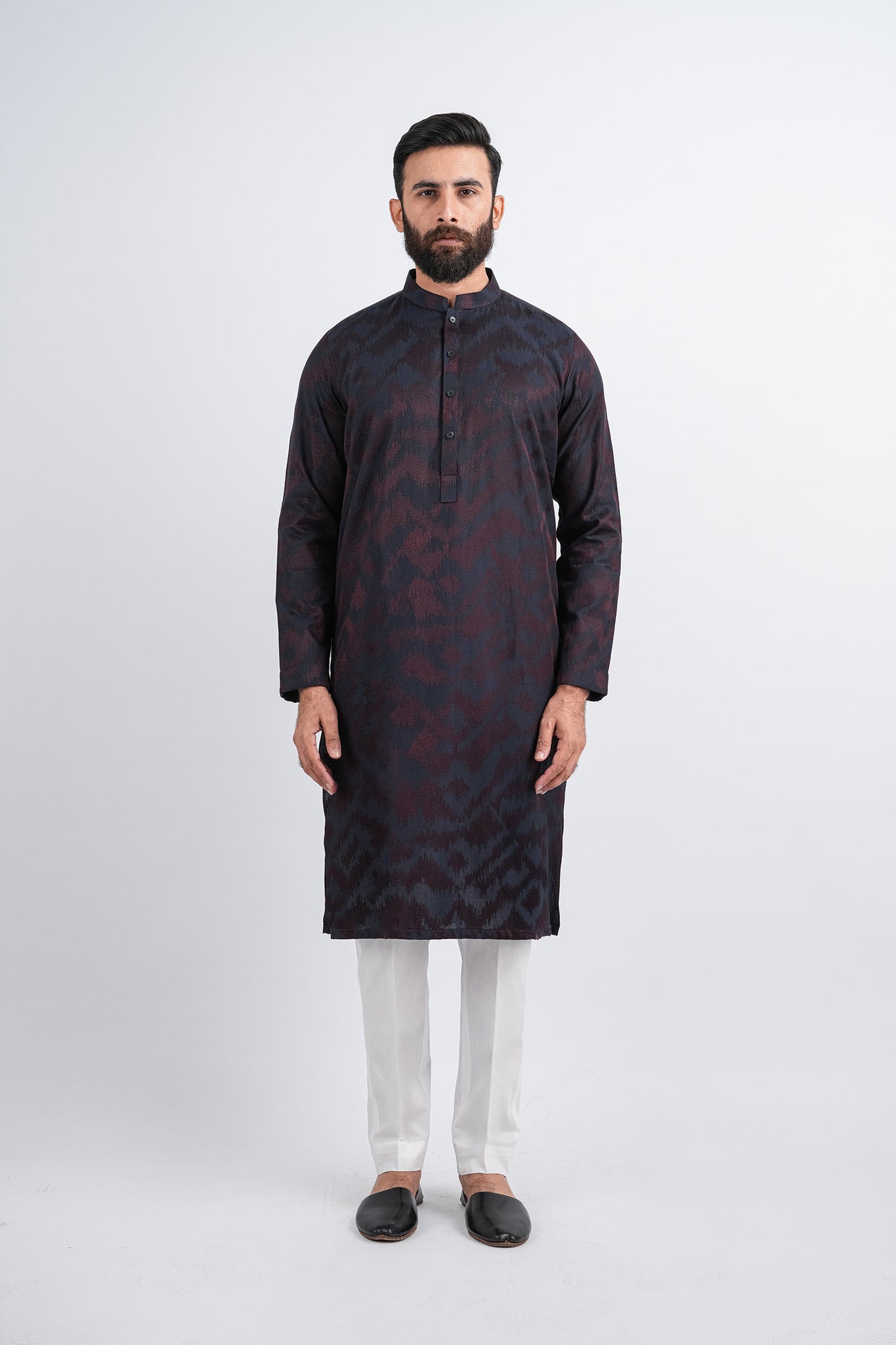 EMBROIDERED-KURTA-NAVY-BLU