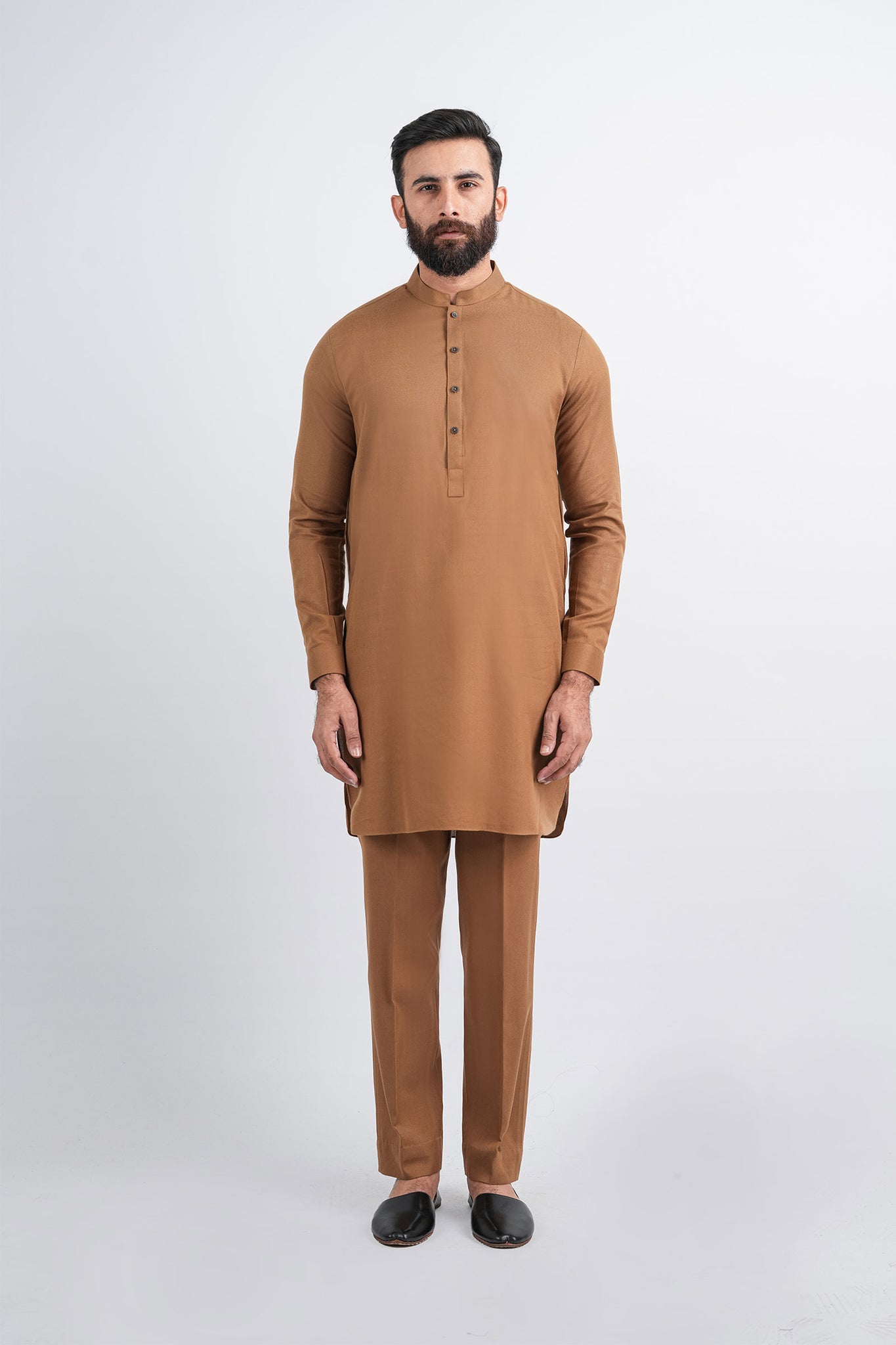 KURTA-TROUSER-MUSTARD