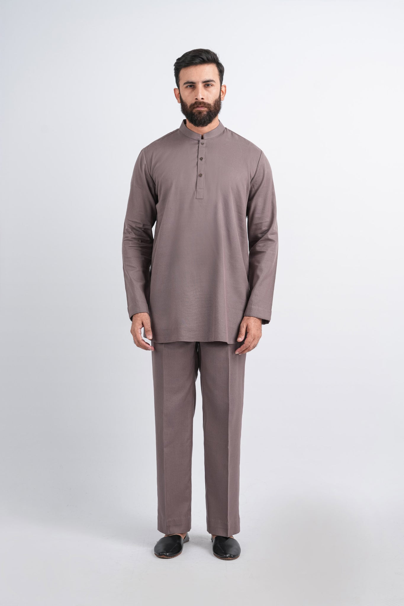 KURTA-TROUSER-BROWN