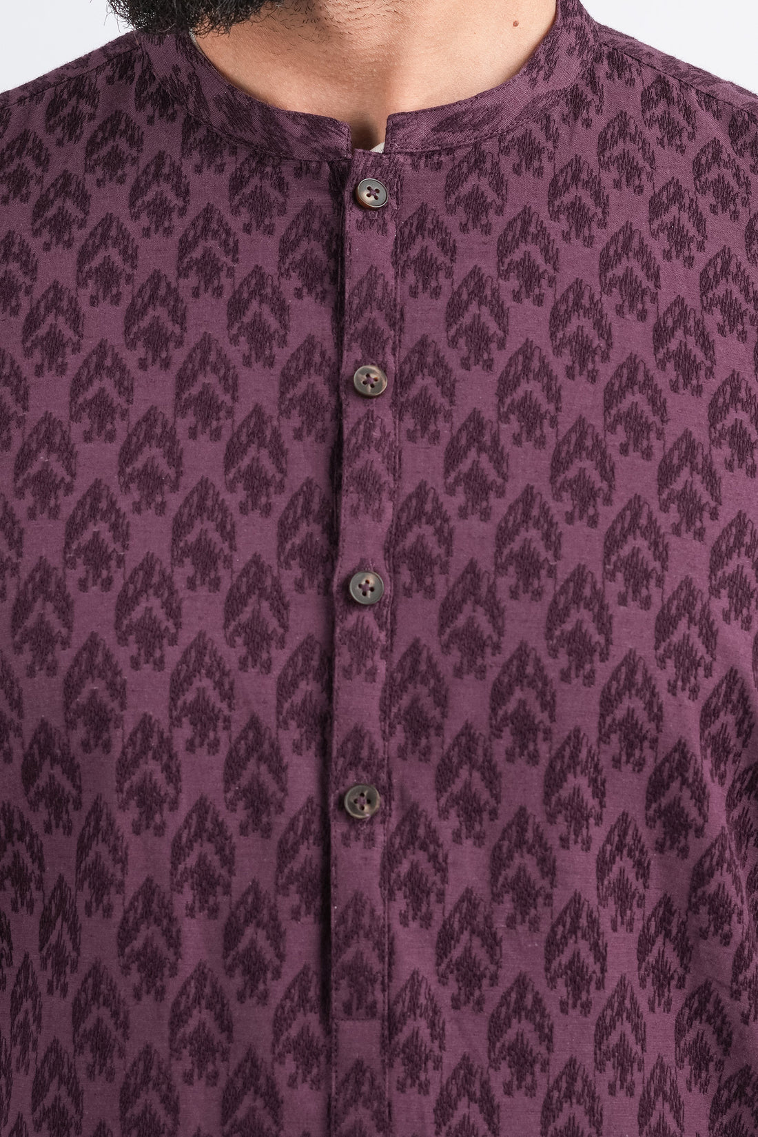 EMBROIDERED-KURTA-MAROON