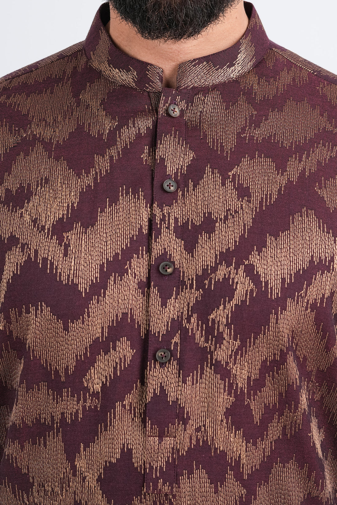 EMBROIDERED-KURTA-MARN-GLD