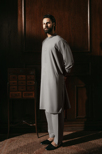 KURTA-TROUSER-GREY